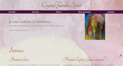 Desktop Screenshot of crystalgardenspirit.com